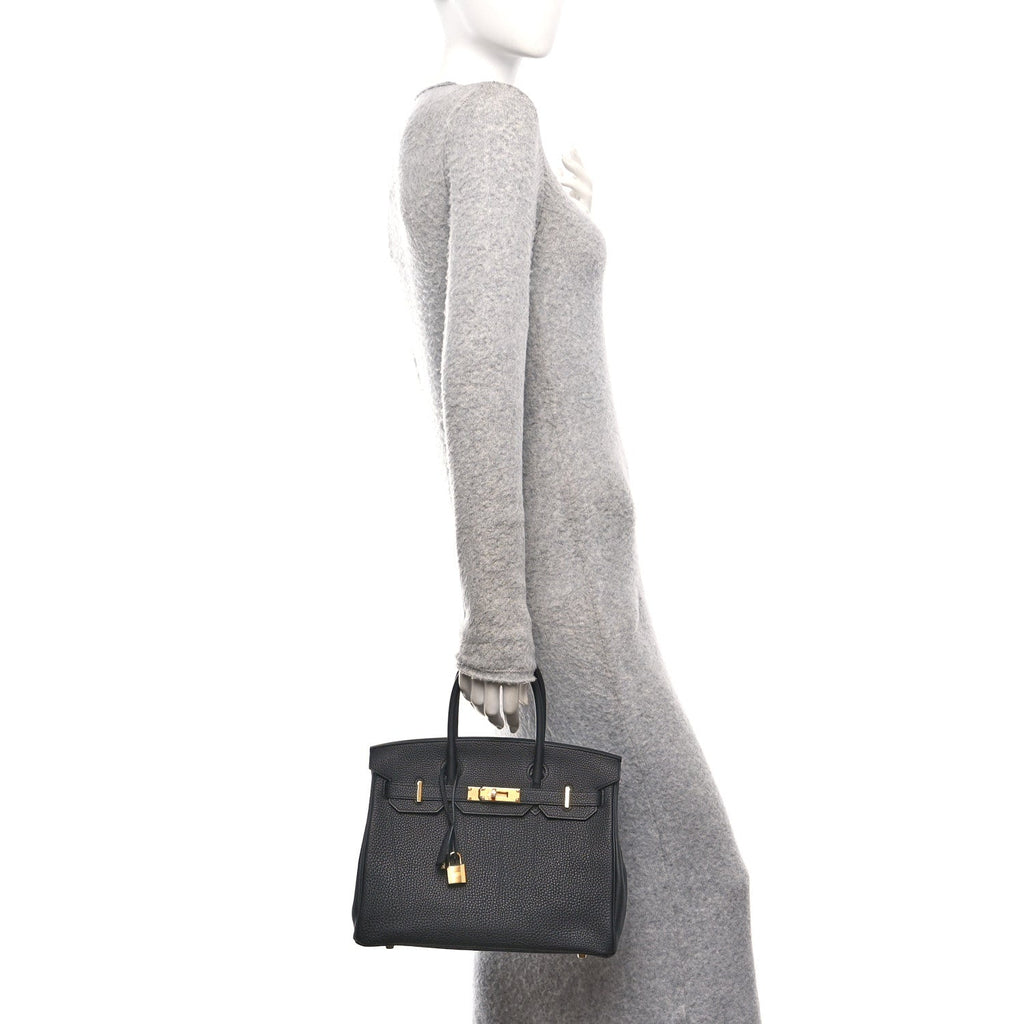 Togo Birkin 30 Black